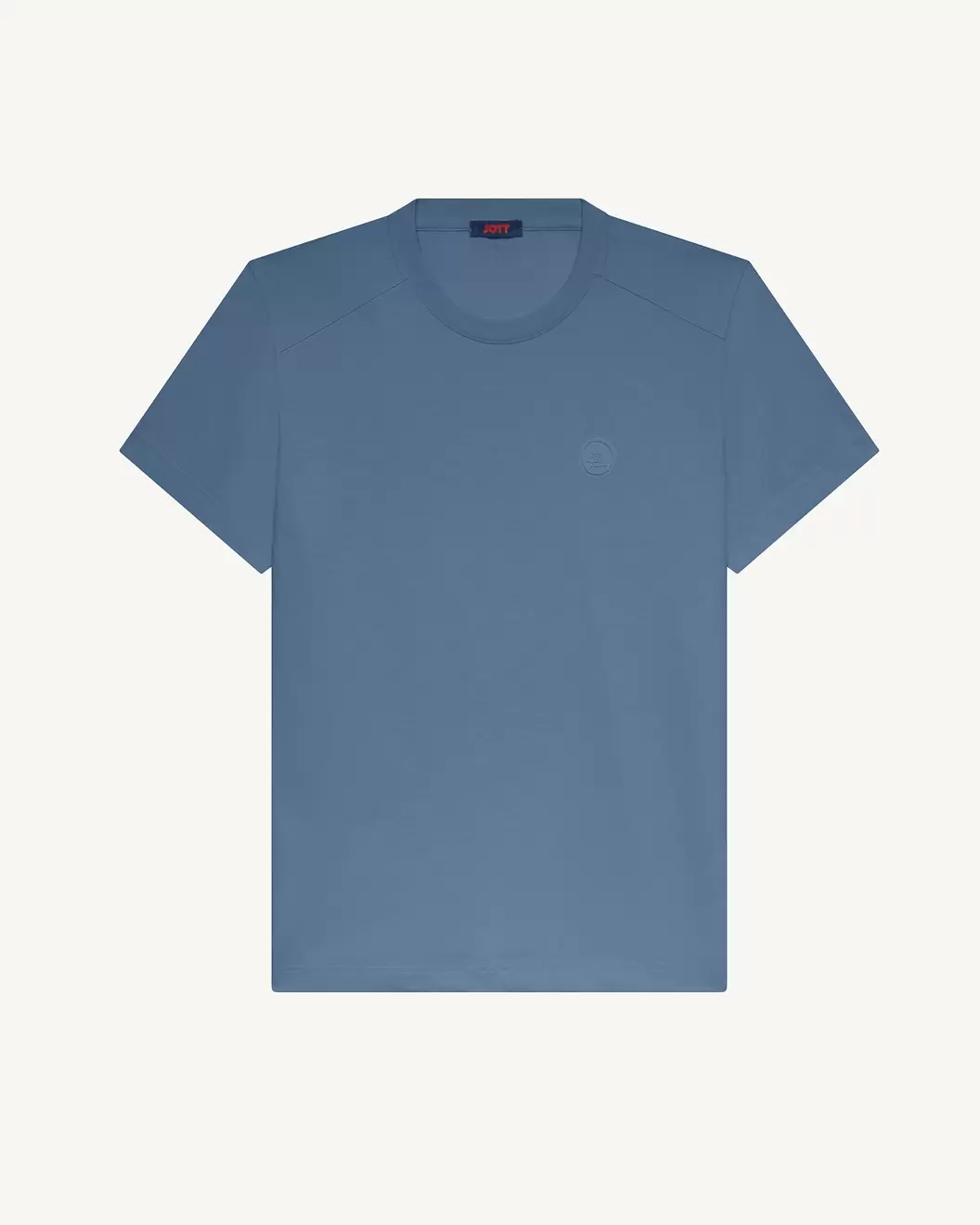 T-shirt col rond homme en coton Bleu délavé Pedro offre à 30€ sur JOTT