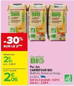 Carrefour - Bio Pur Jus offre à 2,95€ sur Carrefour