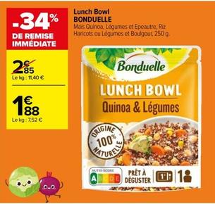 Bonduelle - Lunch Bowl offre à 1,88€ sur Carrefour