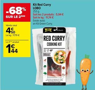 Lobo - Kit Red Curry offre à 4,5€ sur Carrefour
