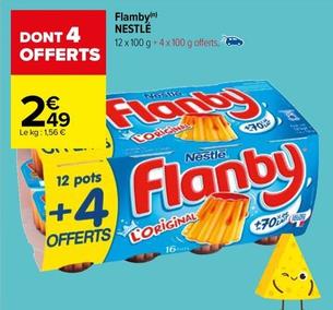 Nestlé - Flamby offre à 2,49€ sur Carrefour