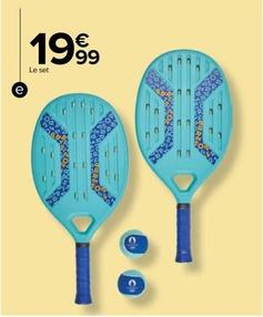 Set 2 Raquettes Paddle Des Jeux Oympiques De Paris 2024 offre à 19,99€ sur Carrefour