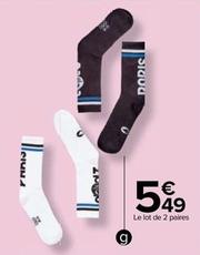 Mi-Chaussettes Homme Des Jeux Olimpiques De Paris 2024 offre à 5,49€ sur Carrefour