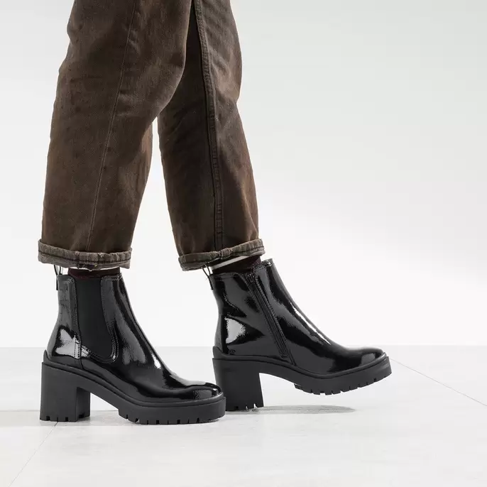 Boots TEXTO noir verni éco-conçu offre à 69,99€ sur Texto