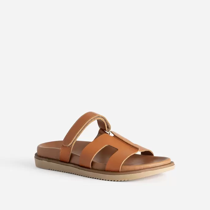 Mule TEXTO cognac cuir offre à 69,99€ sur Texto