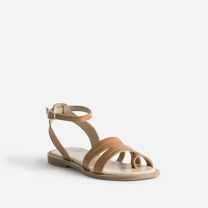 Sandale TEXTO marron en cuir offre à 41,99€ sur Texto