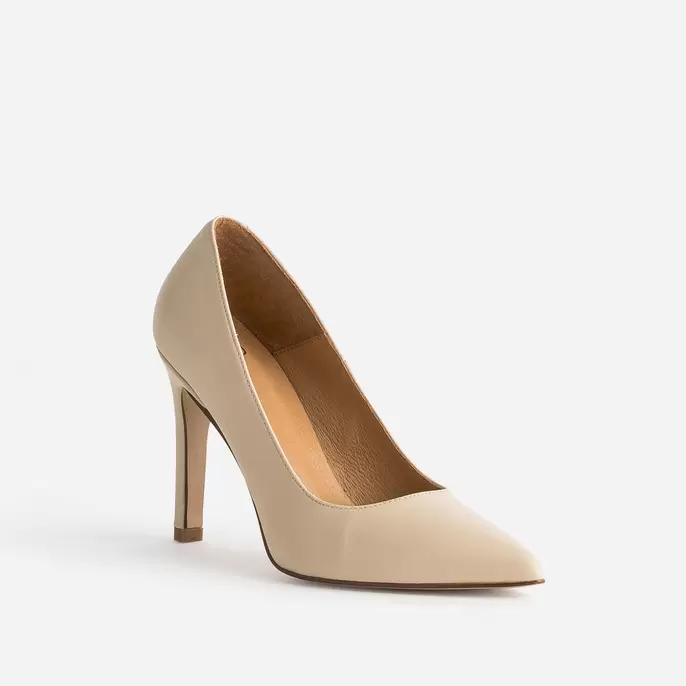 Stiletto TEXTO beige en cuir offre à 89,99€ sur Texto