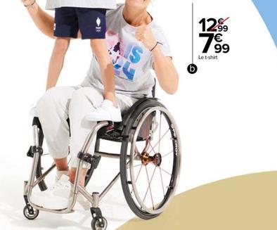 T Shirt Femme Des Jeux Iympiques De Paris 2024 offre à 7,99€ sur Carrefour Express