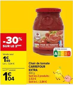 Carrefour - Extra Chair De Tomate offre à 1,49€ sur Carrefour City