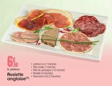 Assiette Anglaise offre à 6,5€ sur E.Leclerc