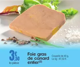 Foie Gras De Canard Entier offre à 3,5€ sur E.Leclerc