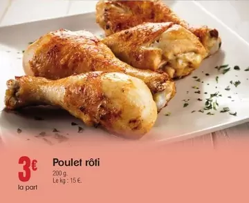 Poulet Rôti offre à 3€ sur E.Leclerc