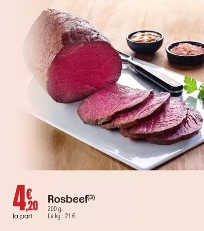 Rosbeef offre à 4,2€ sur E.Leclerc