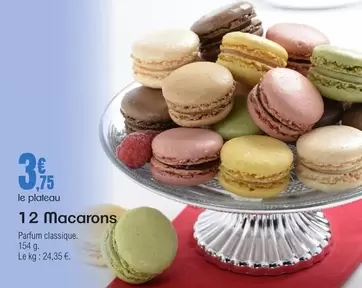 12 Macarons offre à 3,75€ sur E.Leclerc