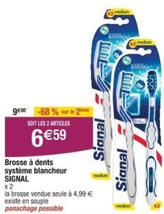 Signal - Brosse À Dents Système Blancheur offre à 4,99€ sur Cora