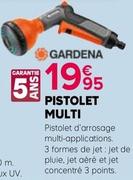 Pistolet d'arrosage offre à 19,95€ sur Kiriel