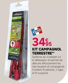 Kit Campagnol Terrestre offre à 34,95€ sur Kiriel
