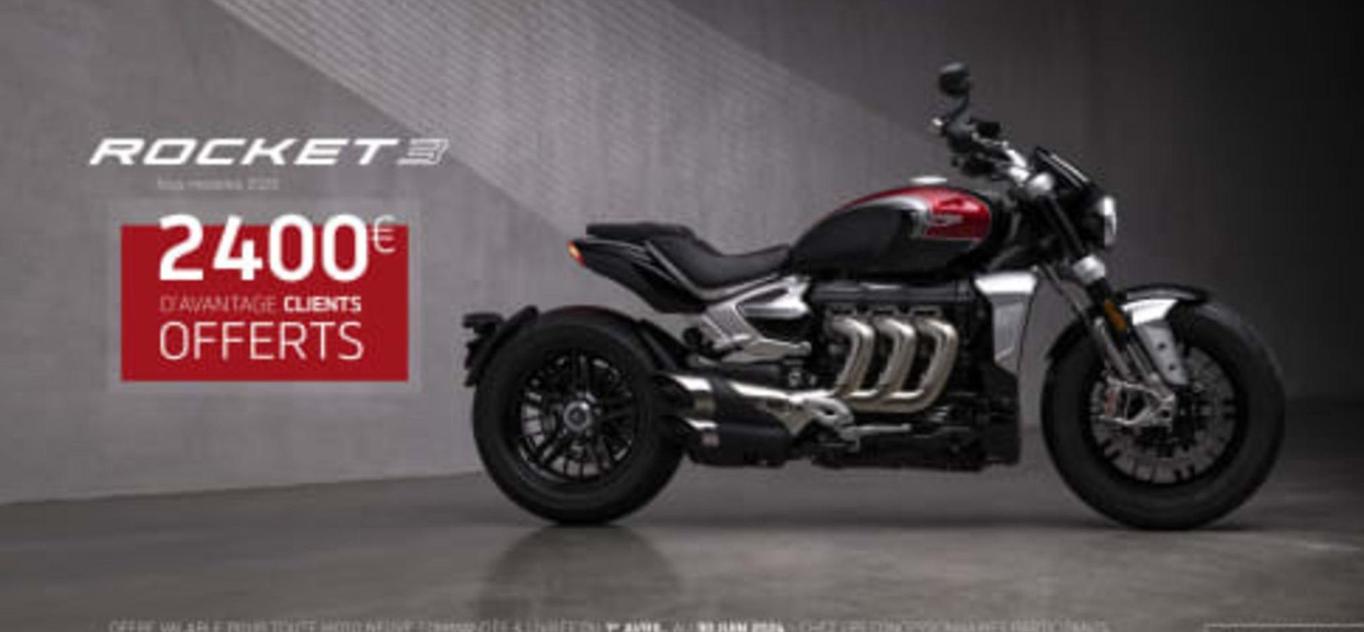 Moto offre à 2400€ sur Triumph