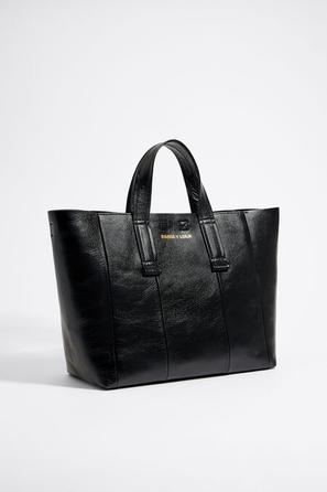 Grand sac shopping cuir noir offre à 285€ sur Bimba y Lola