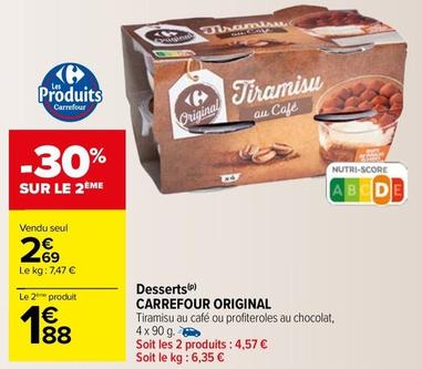 Carrefour - Desserts  offre à 2,69€ sur Carrefour Market