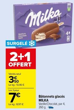 Milka - Batonnets Glaces  offre à 3,5€ sur Carrefour Market