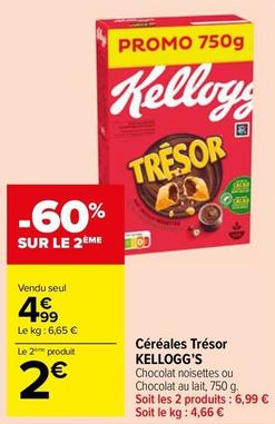 Kellogg'S - Céréales Trésor offre à 4,99€ sur Carrefour Market