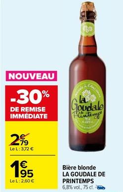 Brasserie La Goudale - Bière Blonde De Printemps