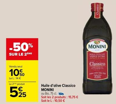 Monini - Huile D'olive Classico  offre à 10,5€ sur Carrefour Market
