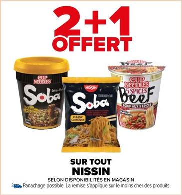 Nissin - Sur Tout offre sur Carrefour Market