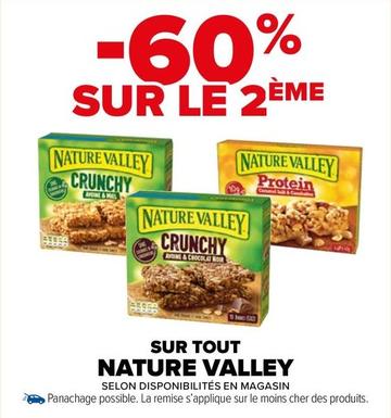Nature Valley - Sur Tout offre sur Carrefour Market
