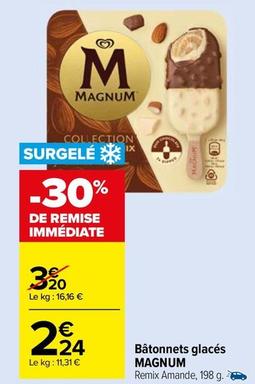 Algida - Bâtonnets Glacés Magnum offre à 2,24€ sur Carrefour Market
