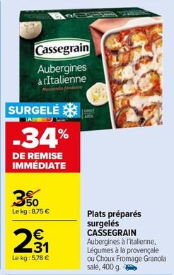 Cassegrain - Plats Préparés Surgelés offre à 2,31€ sur Carrefour Market