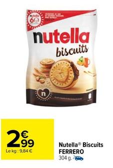 Ferrero - Nutella Biscuits  offre à 2,99€ sur Carrefour Market