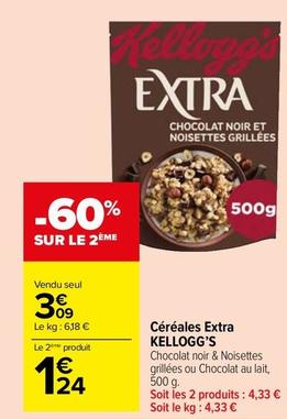 Kellogg'S - Céréales Extra offre à 3,09€ sur Carrefour Market