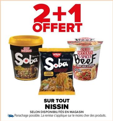 Nissin - Sur Tout offre sur Carrefour Market