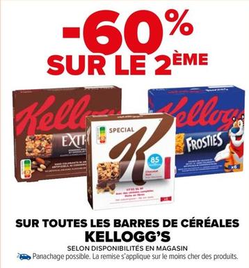 Kellogg's - Sur Toutes Les Barres De Céréales offre sur Carrefour Market