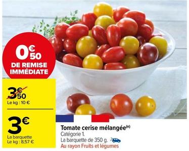 Tomate Cerise Mélangée offre à 3€ sur Carrefour Market