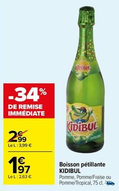 Kidibul - Boisson Petillante  offre à 1,97€ sur Carrefour Market