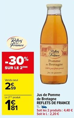 Reflets De France - Jus De Pomme De Bretagne offre à 2,59€ sur Carrefour Market
