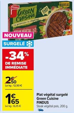 Findus - Plat Vegetal Surgele Green Cuisine  offre à 1,65€ sur Carrefour Market
