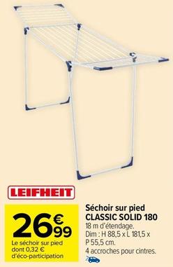 Leifheit - Séchoir Sur Pied Classic Solid 180 offre à 26,99€ sur Carrefour Market