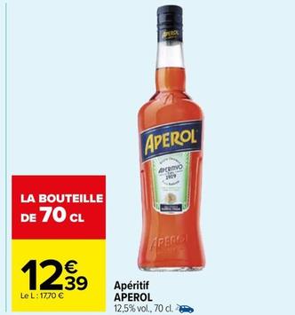 Aperol - Apéritif offre à 12,39€ sur Carrefour Market