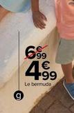 Bermuda Garçon offre à 4,99€ sur Carrefour