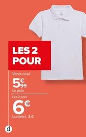 Polo Garco offre à 5,99€ sur Carrefour