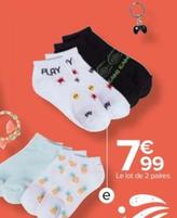 Socquettes Coutres Enfant + Cadeau offre à 7,99€ sur Carrefour