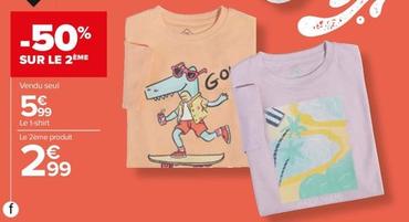 T-shirt Enfant offre à 5,99€ sur Carrefour