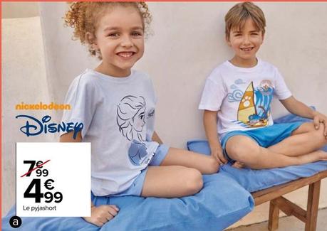 Disney - Pyjashort Enfant offre à 4,99€ sur Carrefour
