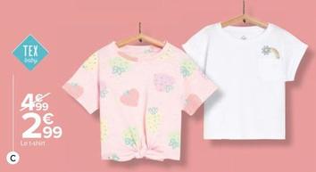 Tex Baby - T-shirt Bébé offre à 2,99€ sur Carrefour