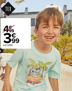T-shirt Garçon offre à 3,99€ sur Carrefour