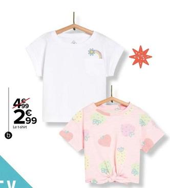 T Shirt Bébé offre à 2,99€ sur Carrefour